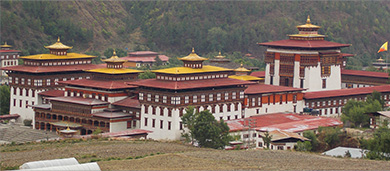 View of Bhutan palace