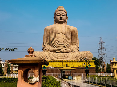 80 feet Buddha statue